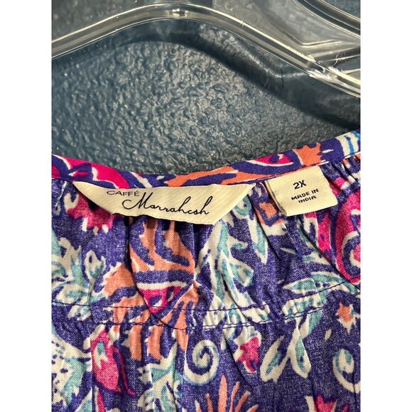 3-Pack Womens Tops Size 1X Short Sleeve & 3/4 Sleeve Lace Trim & Pockets - Picture 9 of 16